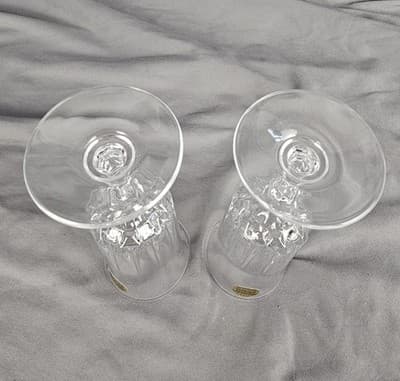 2 Cristal D'Arques-Durand Versailles Champagne glass Wedding toasting flutes - Thumbnail 6