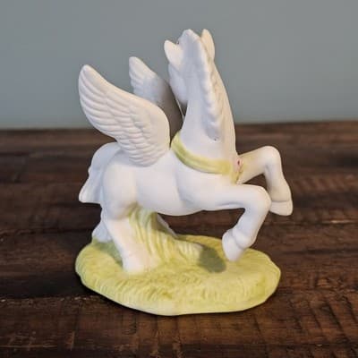 Vintage Wallace & Berrie co. Fantasy Series Pegasus 1982 #4962 Porcelain - Thumbnail 3
