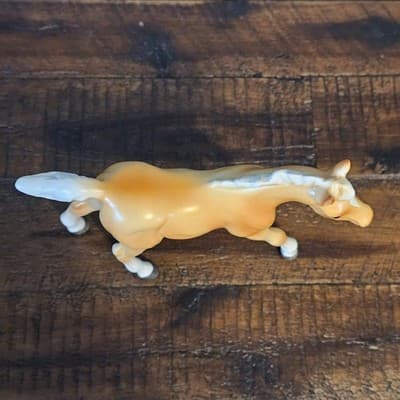 Vintage Lefton Palomino Foal Horse w White Socks 4.5 Tall Porcelain #2212 - Thumbnail 3
