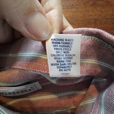 Manhattan Dress Shirt Men’s Size 16.5 32/33 Long Sleeve Pocket Classic Business - Thumbnail 10