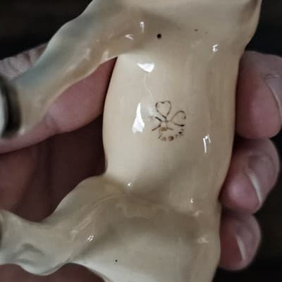 Vintage Lefton Japan Horse & Foal Figurines Cream Palomino Porcelain Pair - Thumbnail 15