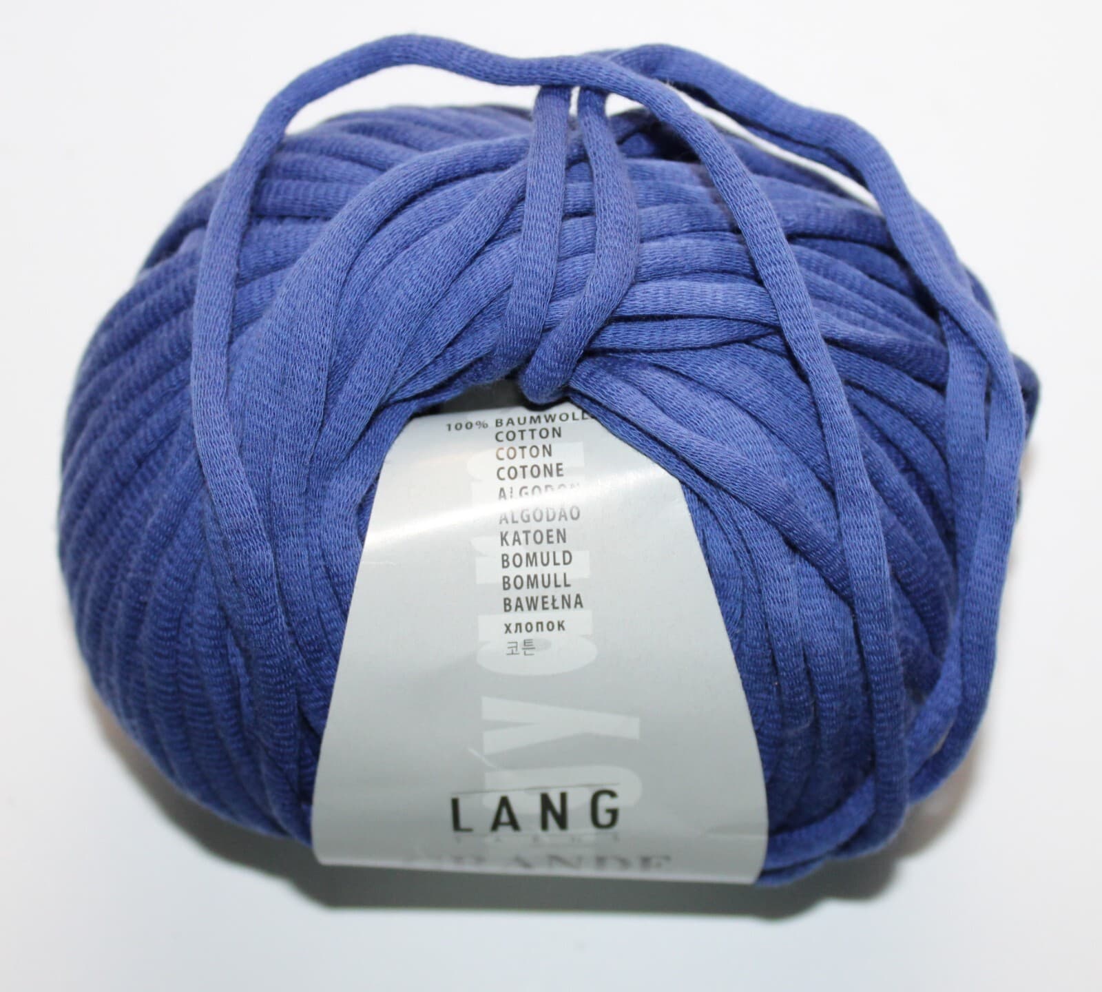 Lang Yarns Grande 100% Cotton Col 935.0006 Blue 50g 62m - Thumbnail 2