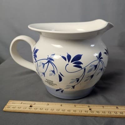Handmade Stoneware Pottery Pitcher PATTON 5.5" Tall Costa Mesa, Cal - Thumbnail 7