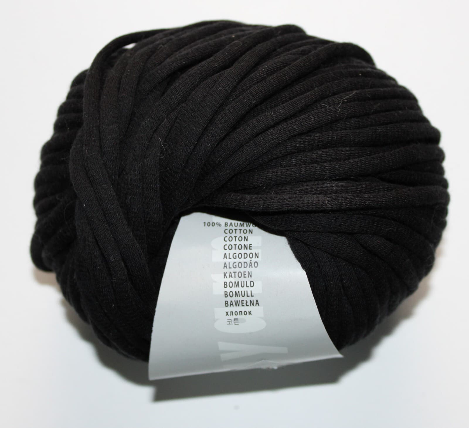 Lang Yarns Grande 100% Cotton Col 935.0004 Black 50g 62m - Thumbnail 2