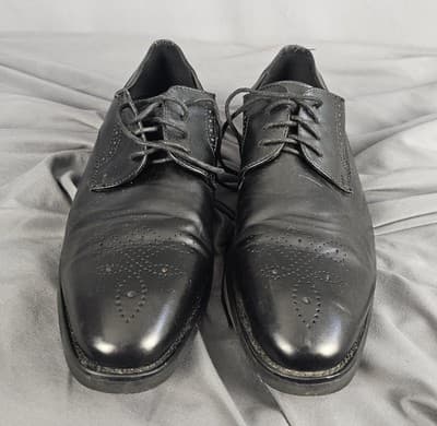 Golaiman Mens Black Shoes Size 10.5 G1201 Dress Work - Thumbnail 5