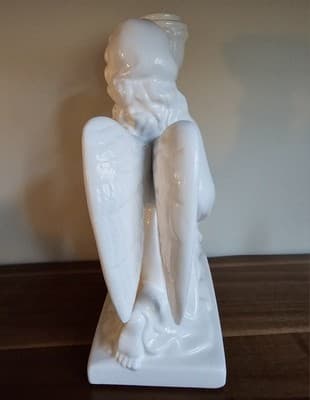 Niccolò Dell'Arca Angelo Candle Holder Angel 11" Tall - Thumbnail 4