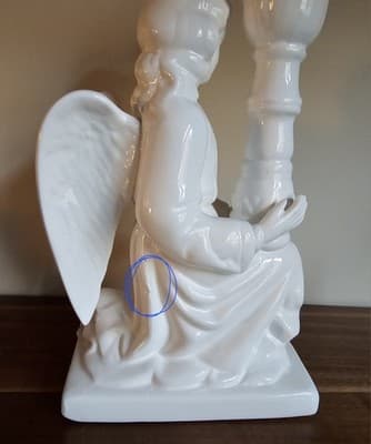 Niccolò Dell'Arca Angelo Candle Holder Angel 11" Tall - Thumbnail 12
