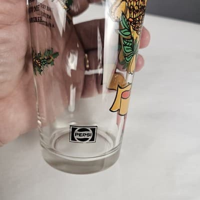 Vintage 12 Days Of Christmas Glasse 1st Day - 4th Day Brockway 12 oz 6.25" Tall - Thumbnail 6