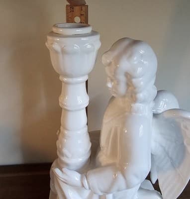 Niccolò Dell'Arca Angelo Candle Holder Angel 11" Tall - Thumbnail 9