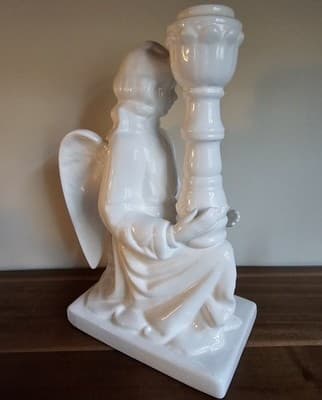 Niccolò Dell'Arca Angelo Candle Holder Angel 11" Tall - Thumbnail 2