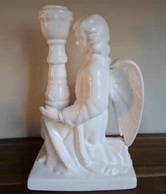 Niccolò Dell'Arca Angelo Candle Holder Angel 11" Tall - Thumbnail 5