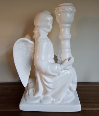 Niccolò Dell'Arca Angelo Candle Holder Angel 11" Tall - Thumbnail 3