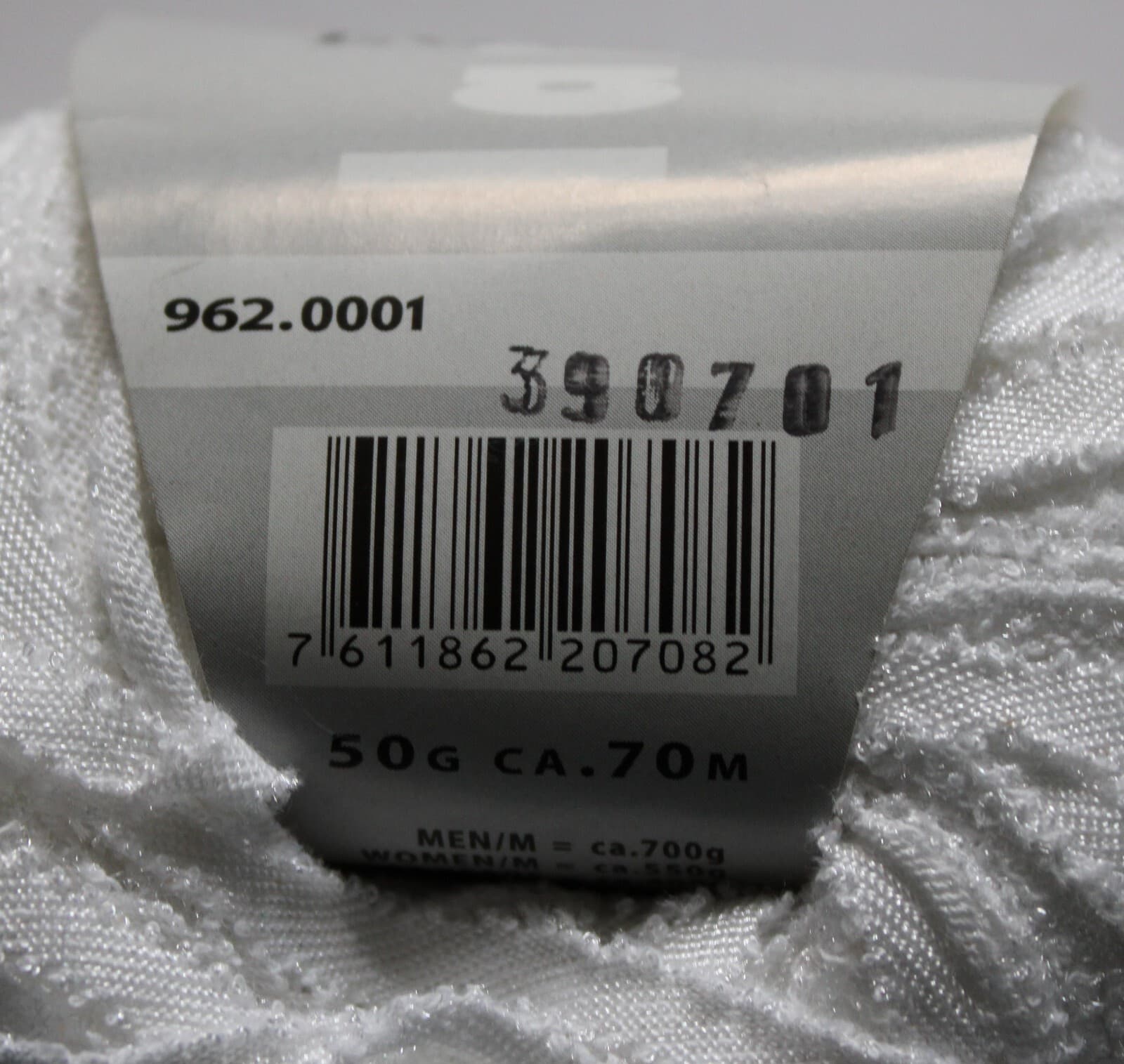 Lang Yarns EOWYN 60% Cotton 40% Polyester 962.0001 White 50gr 70m - Thumbnail 3