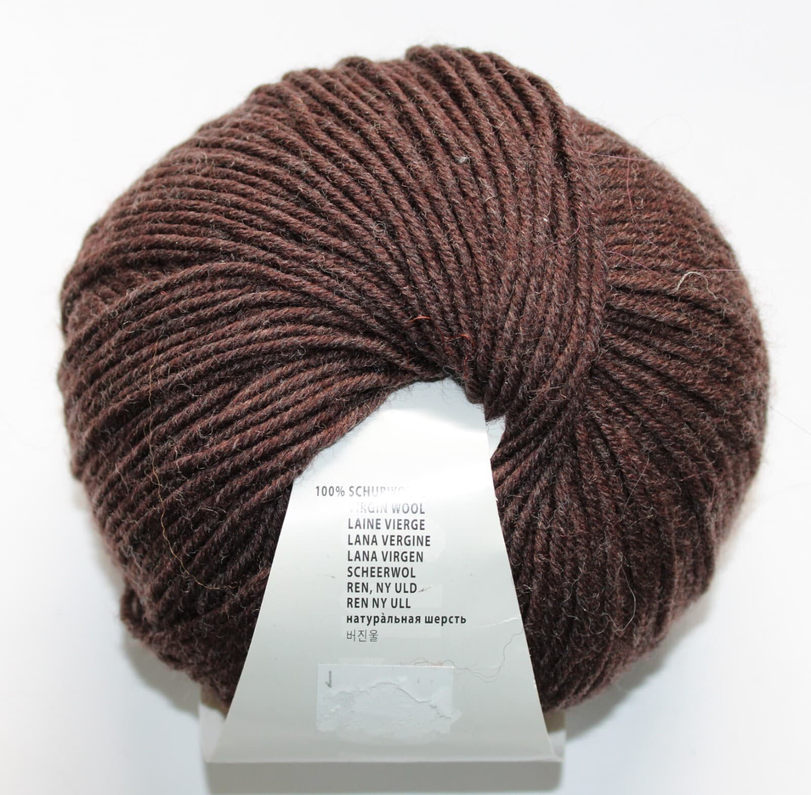 Lang Yarns Merino 120 100% Virgin Wool 34.0368 Brown 50gr 120m - Thumbnail 2