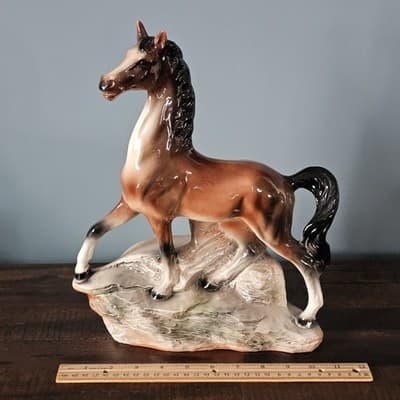 Vintage 1958 Lane & Co Horse Stallion Ceramic Accent Figurine. READ - Thumbnail 8
