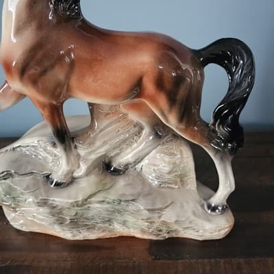 Vintage 1958 Lane & Co Horse Stallion Ceramic Accent Figurine. READ - Thumbnail 7