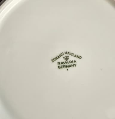 Johann Haviland 8.5" Veggie Serving Bowl Blue Garland Traditions China Corp NEW - Thumbnail 7