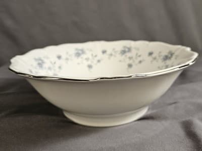 Johann Haviland 8.5" Veggie Serving Bowl Blue Garland Traditions China Corp NEW - Thumbnail 2