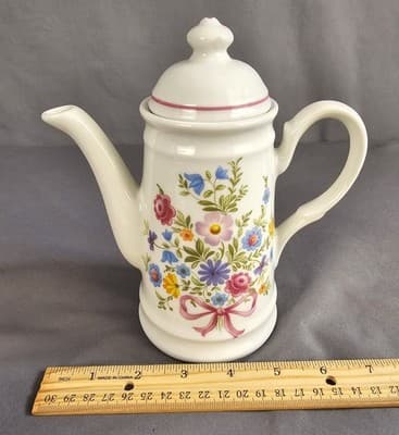 Small Tea Set Or Childs Tea Set Cups Saucers Floral Reutter Porzellan Germany - Thumbnail 14