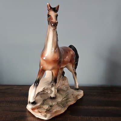 Vintage 1958 Lane & Co Horse Stallion Ceramic Accent Figurine. READ - Thumbnail 6