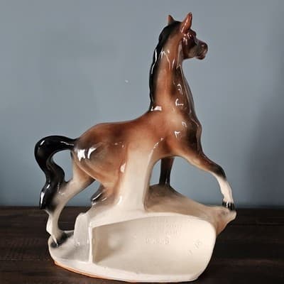 Vintage 1958 Lane & Co Horse Stallion Ceramic Accent Figurine. READ - Thumbnail 4