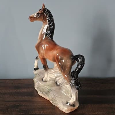 Vintage 1958 Lane & Co Horse Stallion Ceramic Accent Figurine. READ - Thumbnail 3