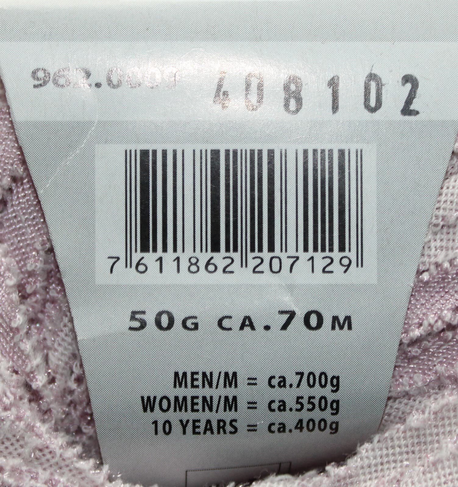 Lang Yarns EOWYN 60% Cotton 40% Polyester 962.0009 Pink 50gr 70m - Thumbnail 3