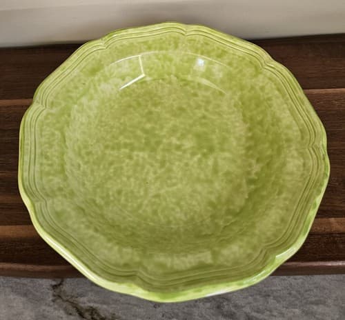 MIKASA SERVING BOWL COUNTRY CHARM BROCCOLI D9401 RETRO CABBAGE - Thumbnail 2