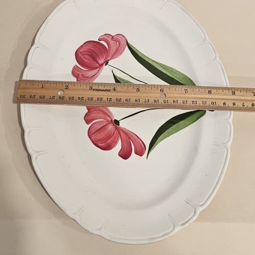 Stetson Potteries 12" x 9" Oval Platters Heritage Dinnerware Hand Painted - Thumbnail 4