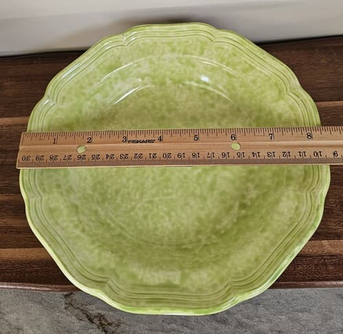 MIKASA SERVING BOWL COUNTRY CHARM BROCCOLI D9401 RETRO CABBAGE - Thumbnail 3