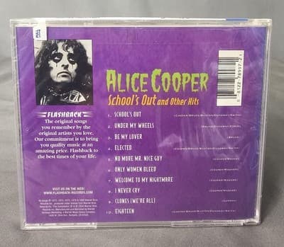 School's Out and Other Hits by Alice Cooper (CD, 2004) New Sealed - Thumbnail 2