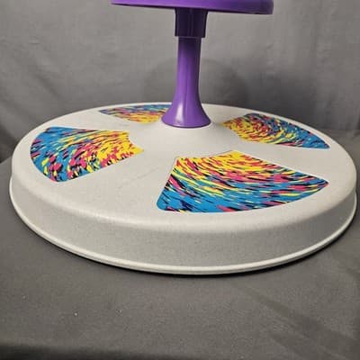 1973 Original Playskool Sit N Spin Sit and Spin Lt Gray - Paint Spray Graphics - Thumbnail 5