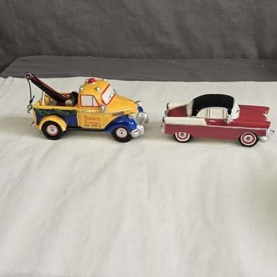 Dept 56 Snow Village Terry's Towing 54895 Truck Car - Thumbnail 8