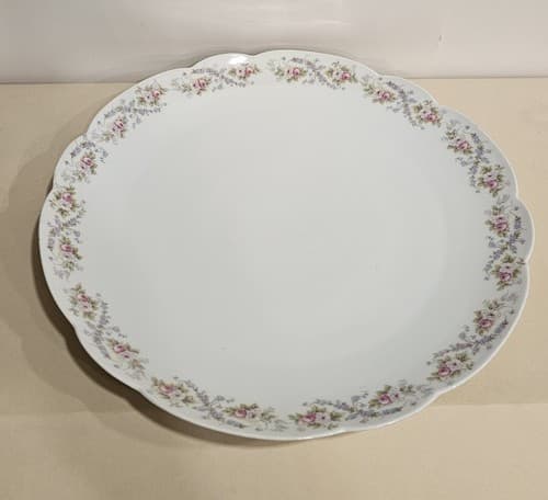 Vintage Imperial Crown Porcelain Serving Platters Vienna Australia 3 Pcs Rose - Thumbnail 10