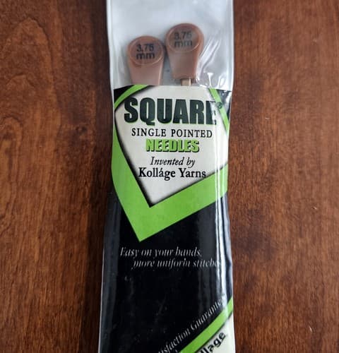 Kollage Yarns Square Nnitting Needles Single Pointed US 5 /3.75mm 10" - Thumbnail 2