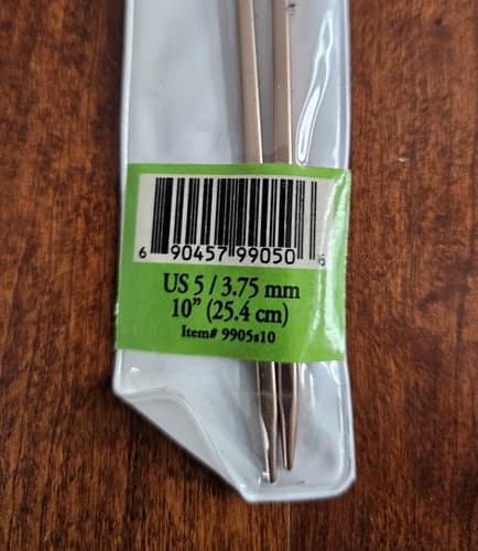 Kollage Yarns Square Nnitting Needles Single Pointed US 5 /3.75mm 10" - Thumbnail 3