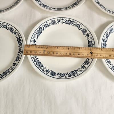 Corelle - Old Towne Blue Onion - 6 Bread Plates 6 3/4” Vintage - Thumbnail 2