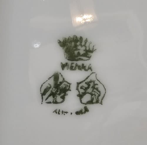 Vintage Imperial Crown Porcelain Serving Platters Vienna Australia 3 Pcs Rose - Thumbnail 3