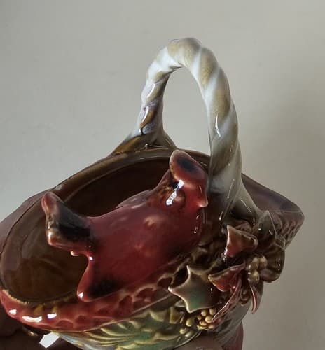 Tii Collections Christmas Basket Red Bird Figurine Holiday Small Cardinal - Thumbnail 10