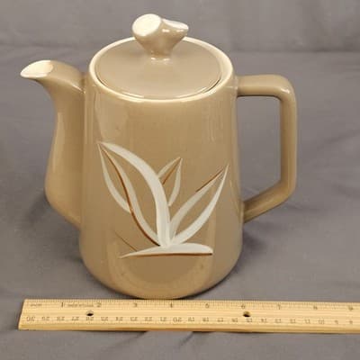 Winfield Fine Porcelain China Desert Dawn Pitcher Teapot Excellent Condition - Thumbnail 9