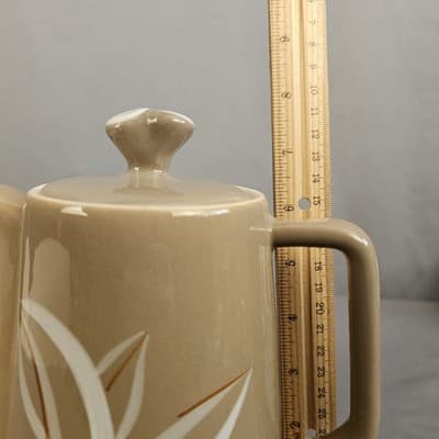 Winfield Fine Porcelain China Desert Dawn Pitcher Teapot Excellent Condition - Thumbnail 11