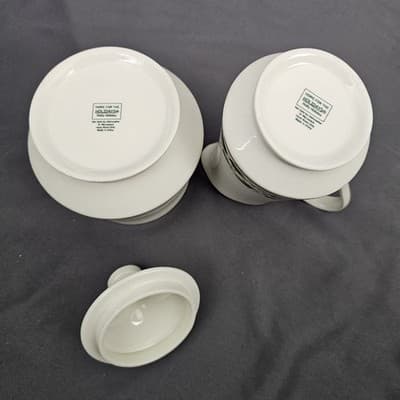 Holly Holiday Home for the Holidays Sugar and Creamer Set Christmas - Thumbnail 4