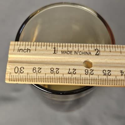 (4) Vtg. MCM Amber Yellow Tumblers Drinking Glasses 1970’s 5” Tall 12oz - Thumbnail 7