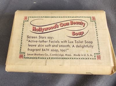 Vintage Soap Bar Wrapped Original Lux Lever Bros. Toilet Bathroom Bath 1940's - Thumbnail 2