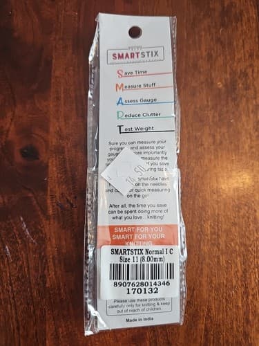 Smart Stix Knit Smarter Knitter's Pride Size 11 8.00mm 170132 - Thumbnail 2