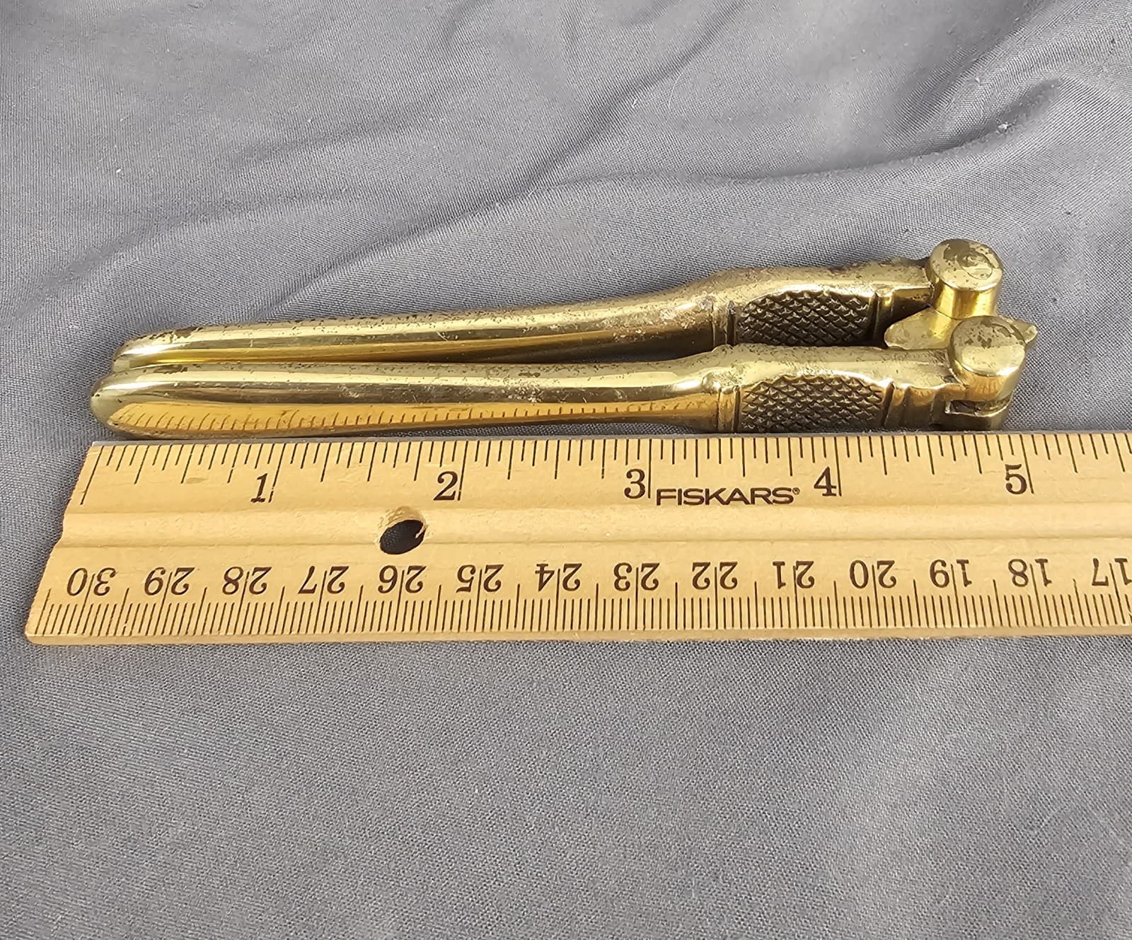 Brass Vintage Nut Lobster Cracker Excellent Condition 5" - Thumbnail 5