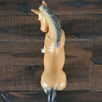 Vintage Ceramic Buckskin Horse Figurine Mid Century Japan 6" Tall - Thumbnail 5