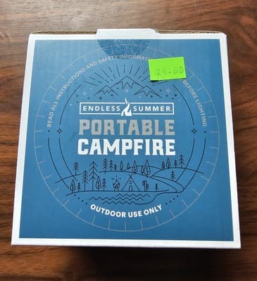 Portable Campfire, Endless Summer , Easy to light, Burns 3 hours, Food Safe - Thumbnail 3