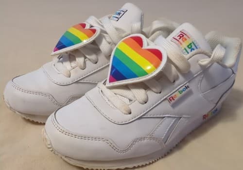 Kids Size 3 Sneakers Reebok Royal Classic Jogger White FV1534 - Thumbnail 4