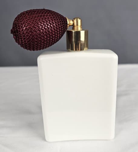 Jasco Perfume bottle Glass Made in Taiwan Clean Nice Pink Lily - Thumbnail 3